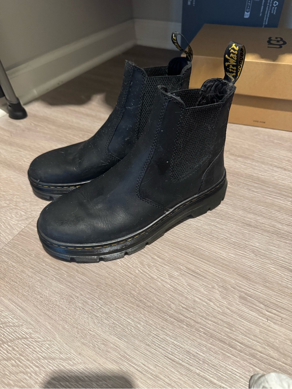 dr marten slip on boots